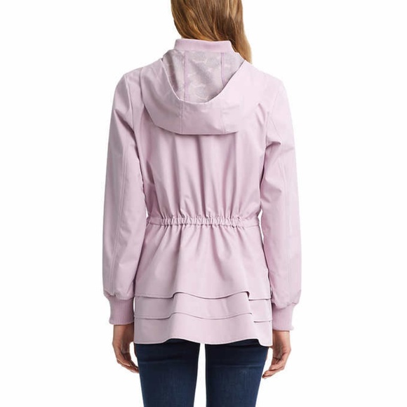 Bernardo Ladies' Ruffle Hem Jacket Light Purple - Picture 6 of 6